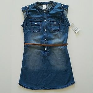 NWT Carter's Sleeveless Denim Dress  (Size 6)